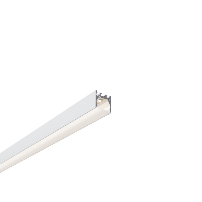 LED профіль накладний з розсіювачем PC KLOODI KLP2525_2, 2м