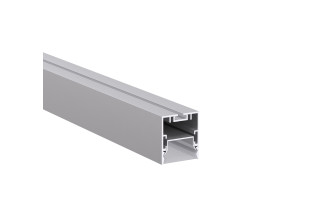 LED профіль підвісний KLOODI KLP3540_3 з відсіком для блоків з розсіювачем PC матовий опал, 3м