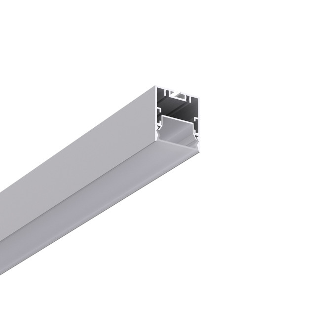 LED профіль підвісний KLOODI KLP3540_3 з відсіком для блоків з розсіювачем PC матовий опал, 3м