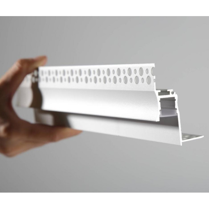 LED профіль врізний з розсіювачем PC KLOODI KLP4062T_ 3, ефект "тіньового шва", 3м 