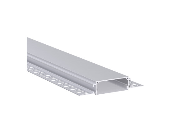 LED профіль врізний під шпаклівку з розсіювачем PC KLOODI KLP5020TR_3, 3м