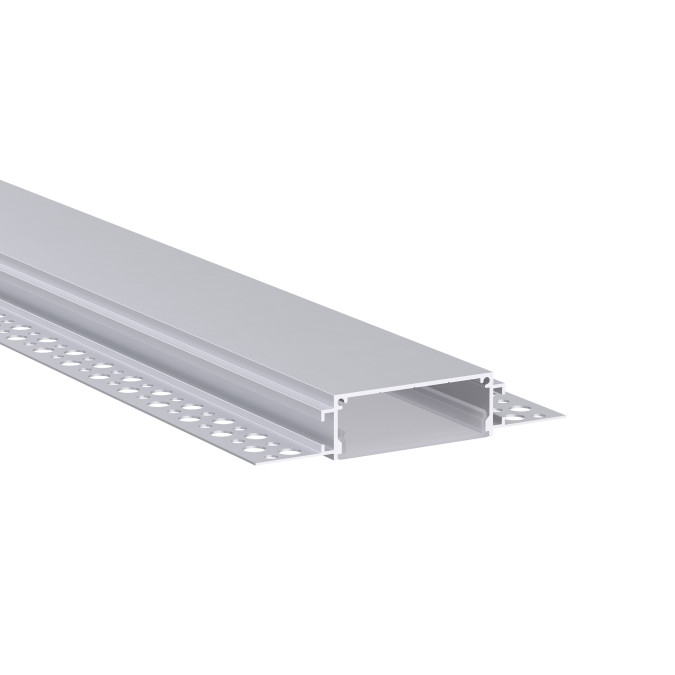 LED профіль врізний під шпаклівку з розсіювачем PC KLOODI KLP5020TR_3, 3м