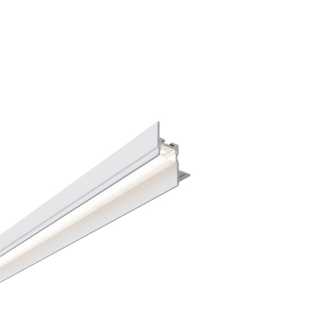 LED профіль врізний, ефект "тіньового шва" з розсіювачем PC KLOODI KLP5113TR_3, 3м