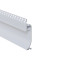 LED профіль "прихований плінтус" під шпаклівку з розсіювачем PC KLOODI KLP6518TR 3, 3м 