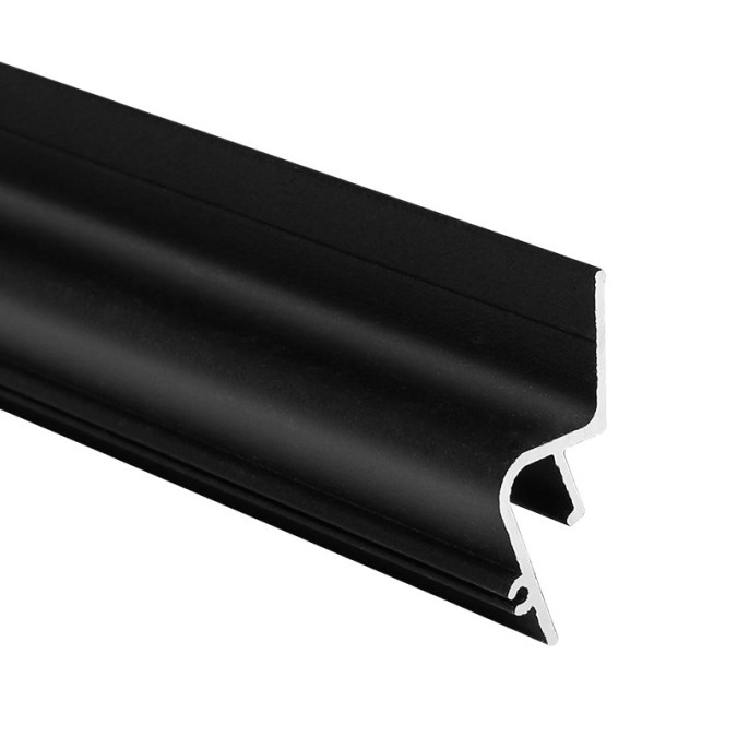 LED профіль для натяжної стелі KLOODI KLP NAT1538 3 BK, 3м