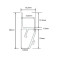 LED профіль для натяжної стелі KLOODI KLP NAT1538 3 BK, 3м