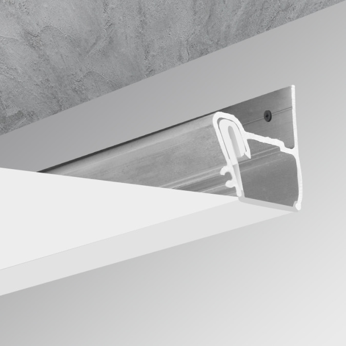 LED профіль для натяжної стелі KLOODI KLP NAT2731_3 ALU, 3м