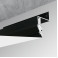 LED профіль для натяжної стелі KLOODI KLP NAT2951_3 BK, 3м
