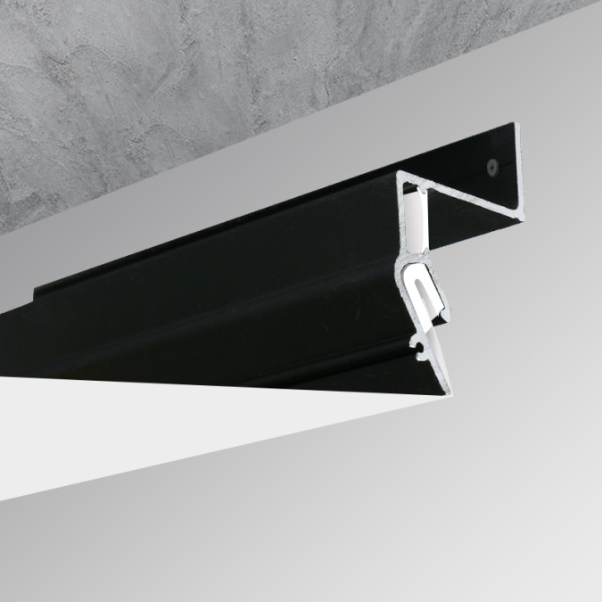 LED профіль для натяжної стелі KLOODI KLP NAT2951_3 BK, 3м
