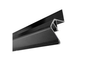 LED профіль для натяжної стелі KLOODI KLP NAT3042 3 BK, 3м