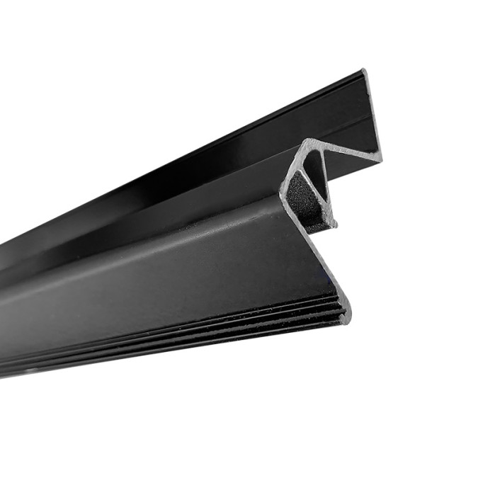 LED профіль для натяжної стелі KLOODI KLP NAT3042 3 BK, 3м