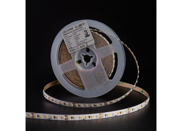 LED стрічка KLOODI KD2835-120-8.6W-2.2K-24V 120LED 2200K 700LM IP20 24V 