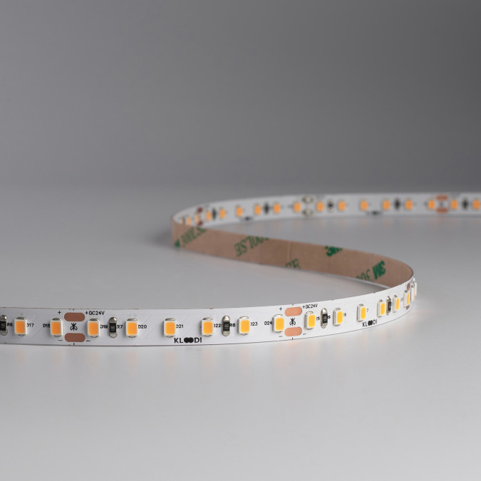 LED стрічка KLOODI KD2835-120-8.6W-2.7К-24V 8.6W 120LED 2700K 745LM IP20 24V