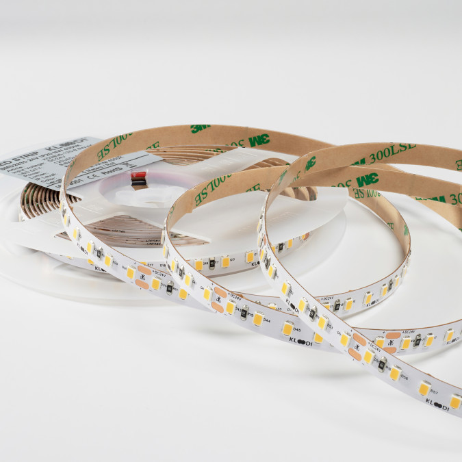 LED стрічка KLOODI KD2835-120-8.6W-4К-24V 8.6W 120LED 4000K 810LM IP20 24V