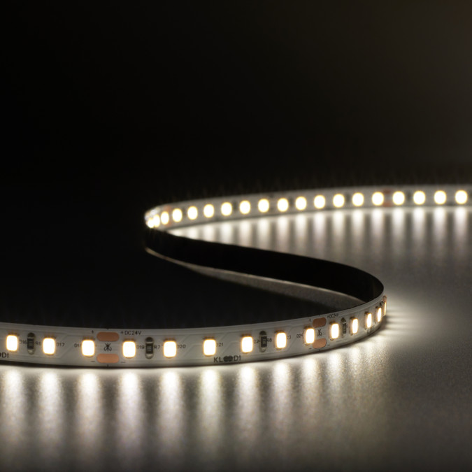 LED стрічка KLOODI KD2835-120-8.6W-4К-24V 8.6W 120LED 4000K 810LM IP20 24V