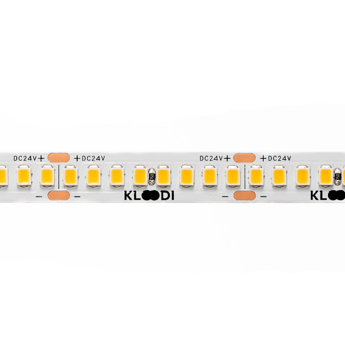 LED стрічка KLOODI KD2835-224-15W-3К-24V HE 15W 224LED 3000K 2100LM IP20 24V