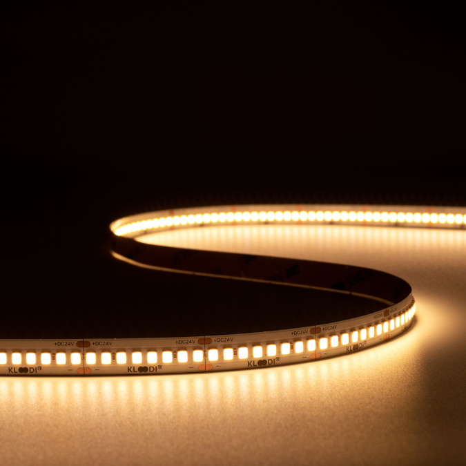 LED стрічка KLOODI KD2835-240-21.6W-3К-24V HE 21.6W 240LED 3000K 2800LM IP20 24V
