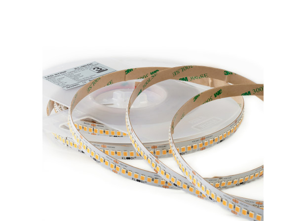 LED стрічка KLOODI KD2835-240-21.6W-3К-24V HE 21.6W 240LED 3000K 2800LM IP20 24V