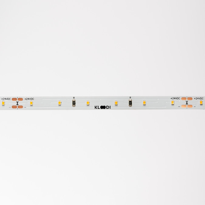 LED стрічка KLOODI KD2835-60-4.8W-3К-24V 4.8W 60LED 3000K 375LM IP20 24V 