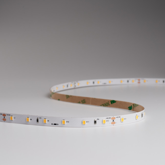 LED стрічка KLOODI KD2835-60-4.8W-4К-24V 4.8W 60LED 4000K 405LM IP20 24V 