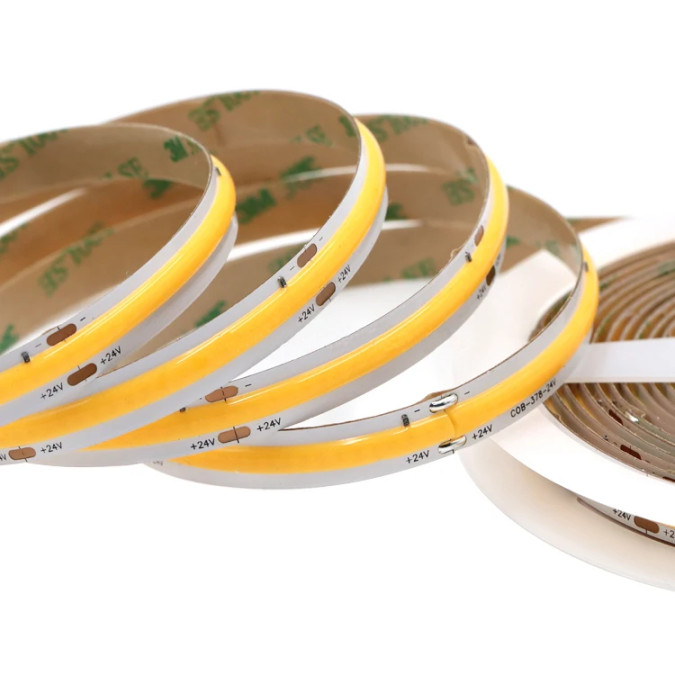 LED стрічка KLOODI KDCOB-320-8W-3К-24V 8W 320LED 3000K 680LM IP20 24V 