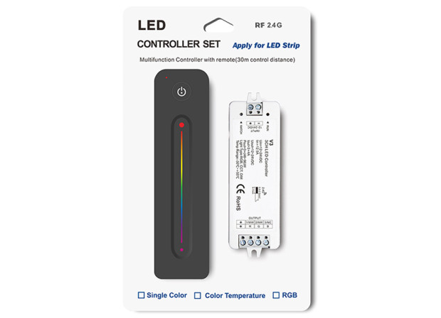 Комплект LED-контролер з пультом Skydance Set R13+V3 4A*3CH RGB