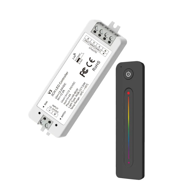 Комплект LED-контролер з пультом Skydance Set R13+V3 4A*3CH RGB