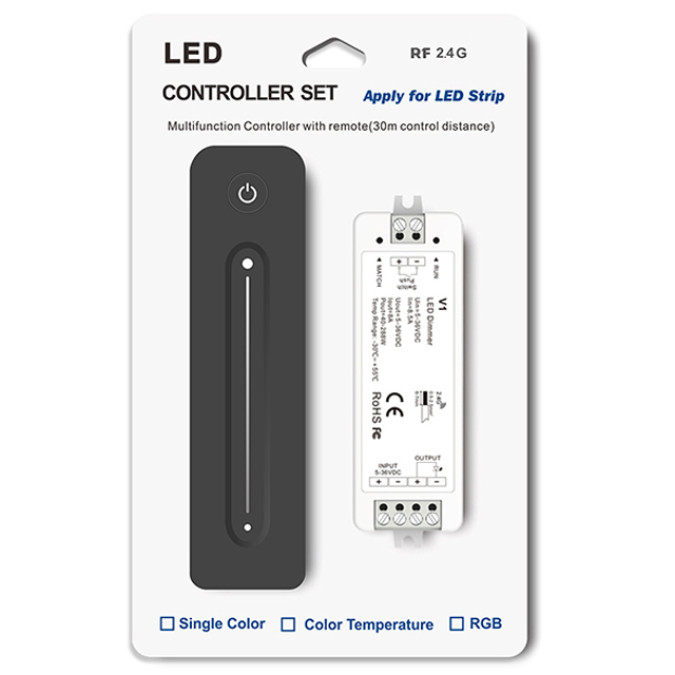 Комплект LED-контролер з пультом Skydance Set V1+R11 8A*1CH