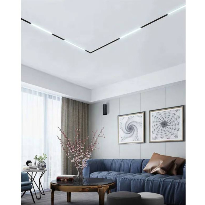 Світильник магнітний трековий KLOODI KDMG-LINE300 PC 12W 3K BK