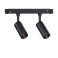 Світильник магнітний трековий KLOODI KDMG-SPOT30 2x3W 3K BK