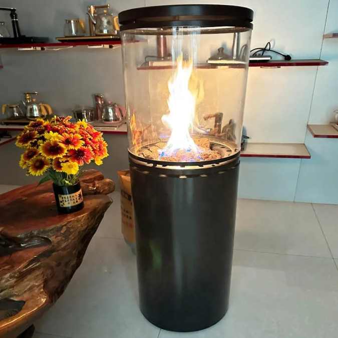 Вуличний газовий обігрівач MARKSON JG230007B, чорний