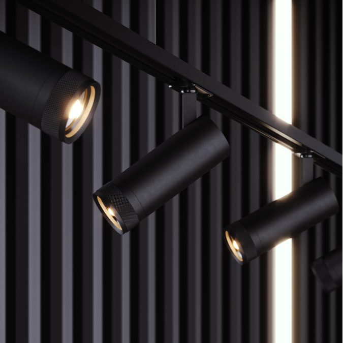 Світильник трековий однофазний KLOODI KD-FOCUS 10W 3K BK
