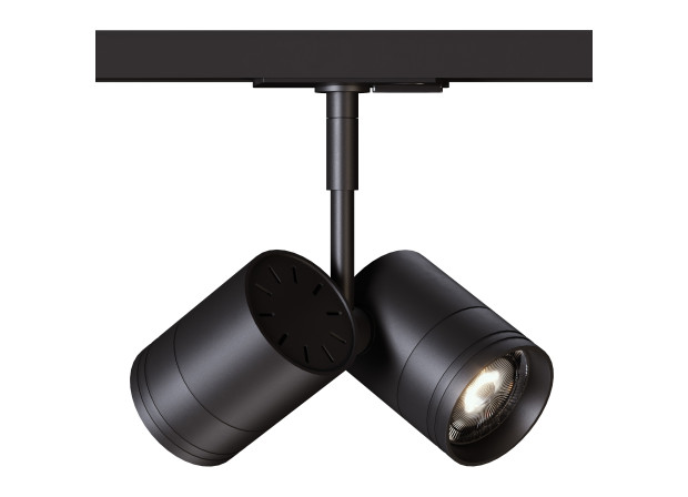 Світильник трековий однофазний KLOODI KD-5050/02-2L-BK Track