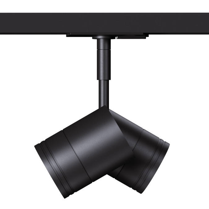 Світильник трековий однофазний KLOODI KD-5050/02-2L-BK Track
