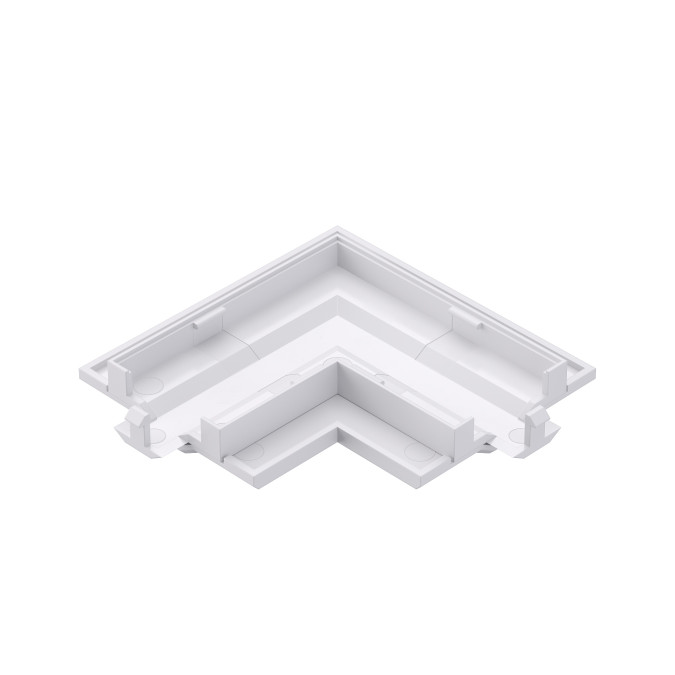 Заглушка для з`єднання кутового 90° для врізного треку KLOODI KDTR-RL263 WH, біла
