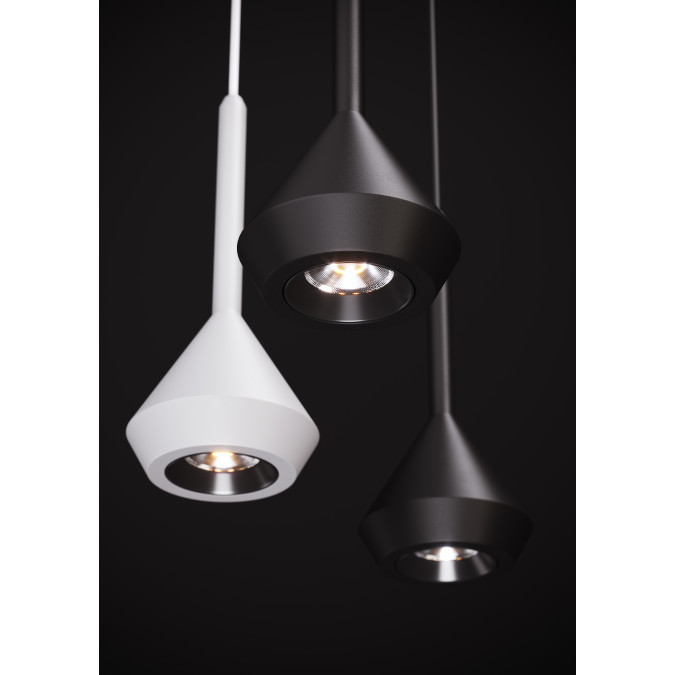 Світильник підвісний KLOODI DECO PE-BONNY185 7W 3K BK