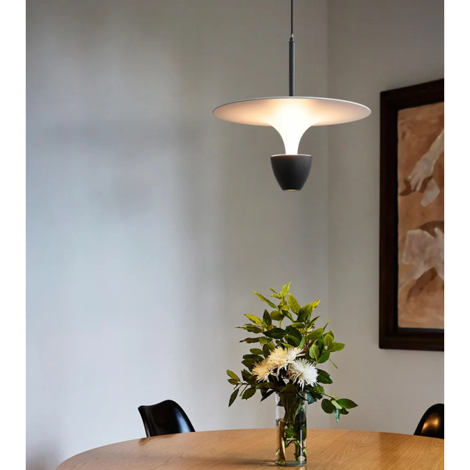 Світильник підвісний KLOODI DECO PE-NIMBA300 6W+6W 3K WH/BK