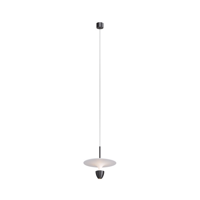 Світильник підвісний KLOODI DECO PE-NIMBA300 6W+6W 3K WH/BK