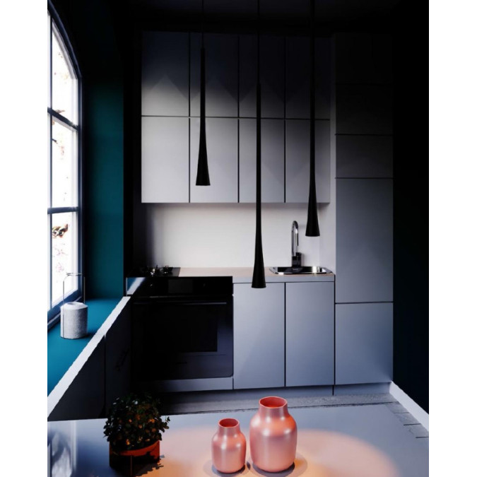 Світильник підвісний KLOODI DECO PE-SURMA600 7W 3K BK