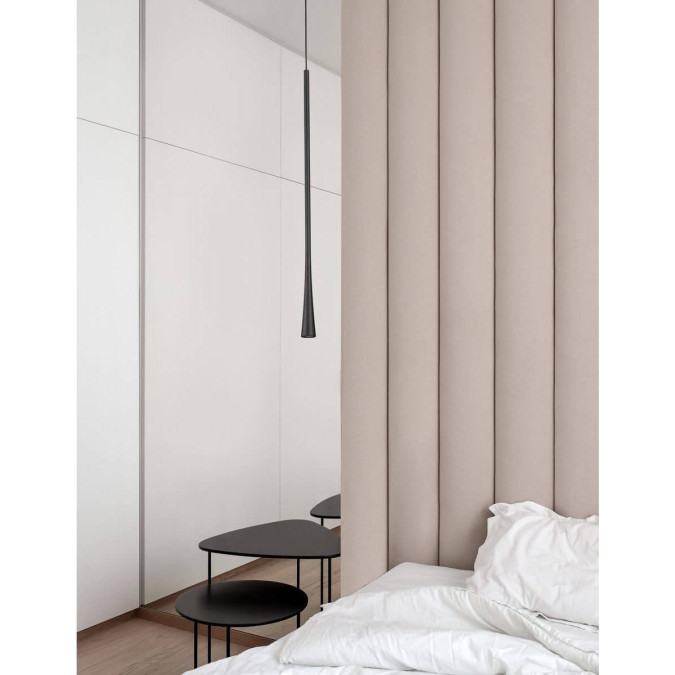 Світильник підвісний KLOODI DECO PE-SURMA600 7W 3K BK