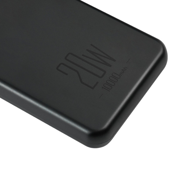Павербанк Brevia 10000mAh 20W Li-Pol, чорний