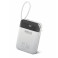 Павербанк Brevia 10000mAh 22.5W Li-Pol, Type-C + Lightning cable, білий