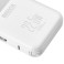 Павербанк Brevia 10000mAh 22.5W Li-Pol, Type-C + Lightning cable, білий