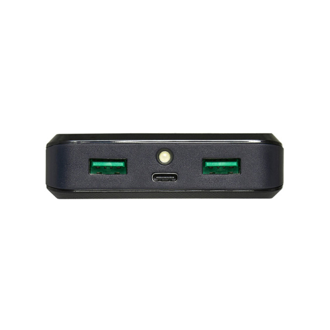 Павербанк Brevia 20000mAh 45W Li-Pol, чорний/синій
