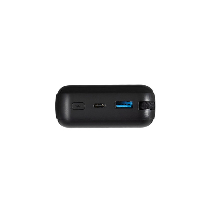 Павербанк Brevia 20000mAh 22.5W, Type-C + Lightning cable, Li-Pol, чорний