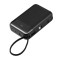 Павербанк Brevia 20000mAh 22.5W, Type-C + Lightning cable, Li-Pol, чорний