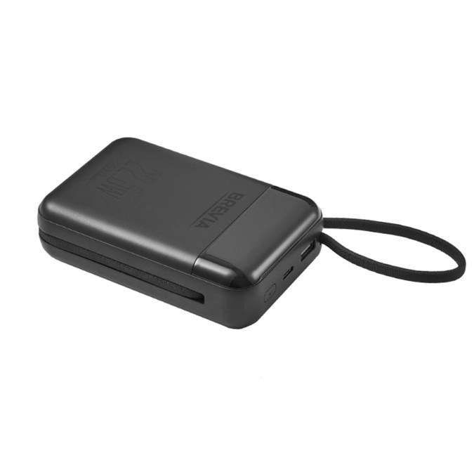 Павербанк Brevia 20000mAh 22.5W, Type-C + Lightning cable, Li-Pol, чорний
