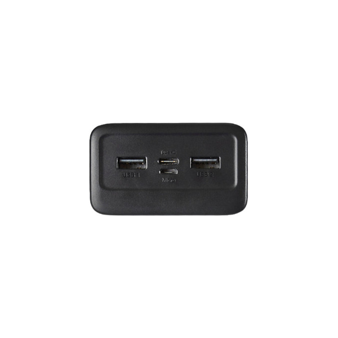 Павербанк Brevia 30000mAh 15.5W Li-Pol, чорний