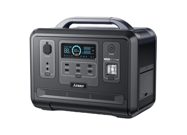 Портативна зарядна станція Aferiy 1202A 1200W 1248WH LiFePO4, чорна