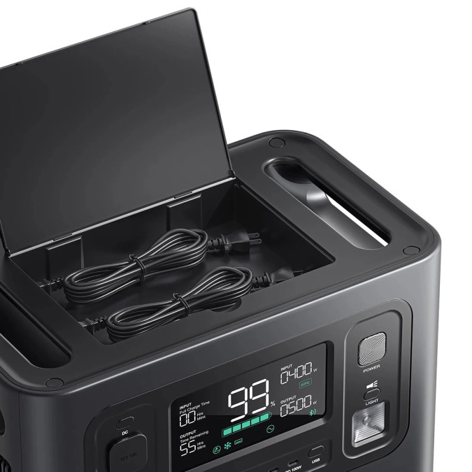 Портативна зарядна станція Aferiy AF-P110 1200W 960Wh LiFePO4, чорна